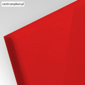 Płyta akrylowa ekstrudowana kolor czerwony 3 mm