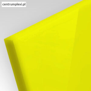 Płyta akrylowa ekstrudowana kolor jasno żółty 3 mm