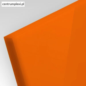 Płyta akrylowa ekstrudowana kolor pomarańczowy 3 mm
