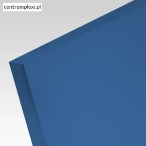 Płyta akrylowa wylewana transculentna kolor ciemny niebieski 3 mm