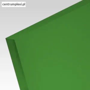 Płyta akrylowa wylewana transculentna kolor ciemny zielony 3 mm