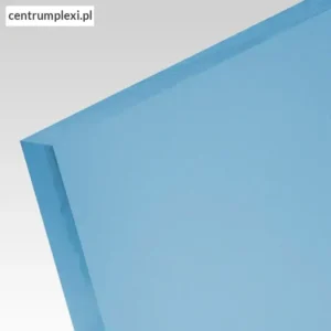 Płyta akrylowa wylewana transculentna kolor jasny niebieski 3 mm