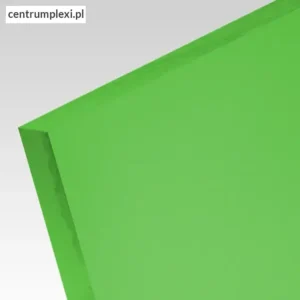 Płyta akrylowa wylewana transculentna kolor zielony 3 mm
