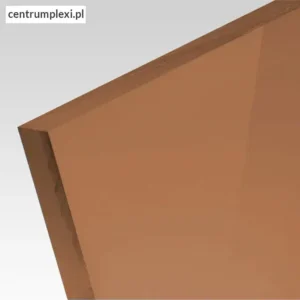 Płyta akrylowa wylewana transparentna kolor brązowy 3 mm