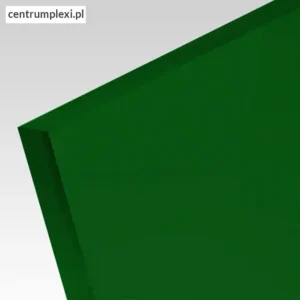 Płyta akrylowa wylewana transparentna kolor zielony 3 mm