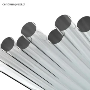 Pręt akrylowy bezbarwny średnica 10 mm