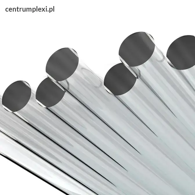 Pręt akrylowy bezbarwny średnica 10 mm