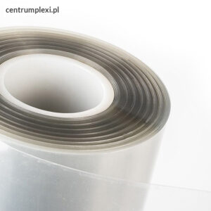 Folia twarda PCW transparentna 0,7 m