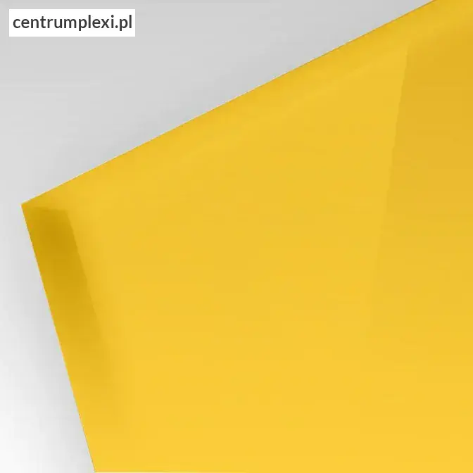 Płyta HIPS polistyren wysokoudarowy kolor żółty 1 mm