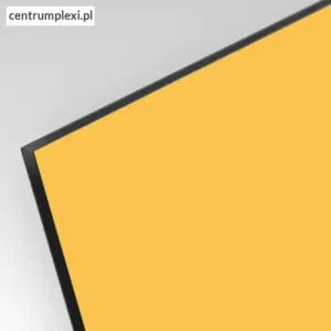 Płyta kompozyt reklamowy dwustronny kolor żółty 3 mm