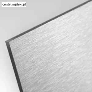 Płyta kompozyt reklamowy jednostronny szczotkowany srebrny 3 mm