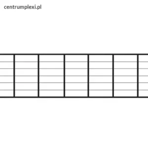Płyta poliwęglan kanalikowy opal 16 mm / 7