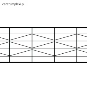Płyta poliwęglan kanalikowy opal 20 mm / 9X