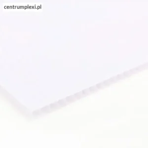 Płyta polipropylenowa PP kanalikowy biały 5 mm