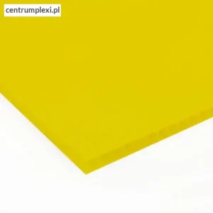 Płyta polipropylenowa PP kanalikowy żółty 3 mm
