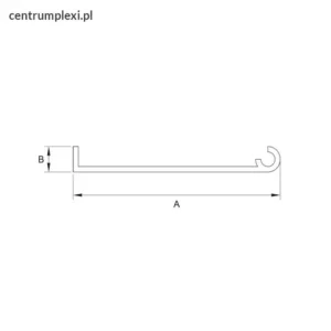 Profil aluminiowy listwa do przegubu
