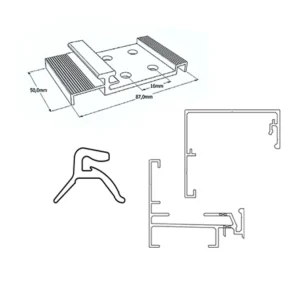 Akcesoria do montażu paneli z poliwęglanu
